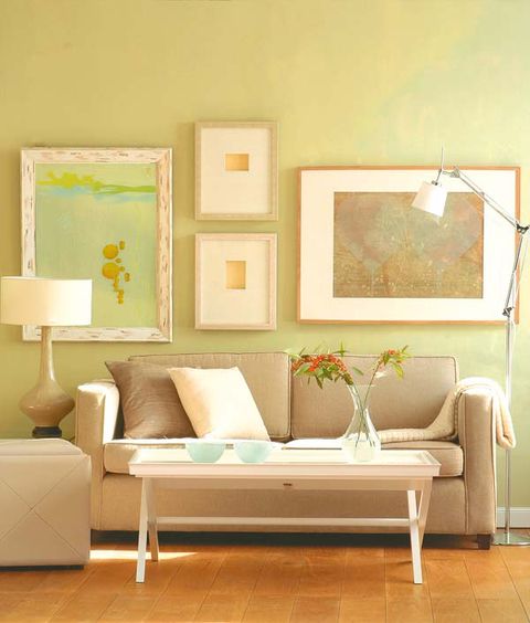 Wood, Green, Brown, Room, Interior design, Yellow, Wall, Floor, Furniture, Flooring, 