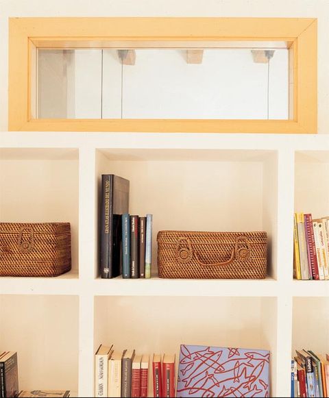 Room, Shelving, Wall, Shelf, Publication, Beige, Collection, Rectangle, Book, Plywood, 