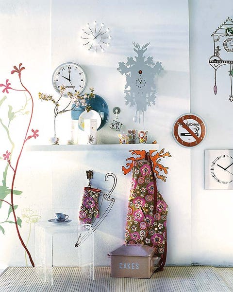 Art, Interior design, Creative arts, Teal, Twig, Craft, Wall clock, Pedicel, Christmas decoration, Ornament, 