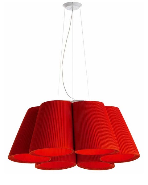 Product, Lampshade, Red, Lighting accessory, Lamp, Light, Light fixture, Carmine, Home accessories, Rectangle, 