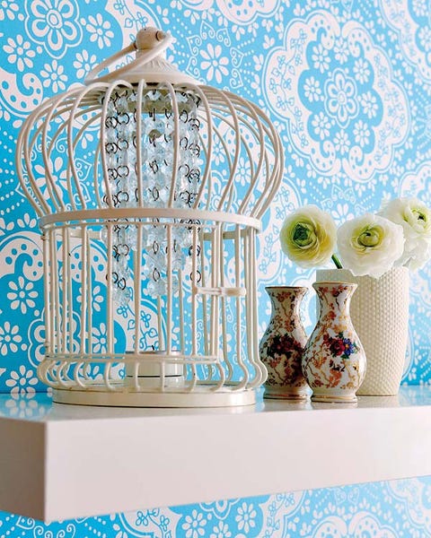 Serveware, Cage, Teal, Aqua, Turquoise, Porcelain, Dishware, Pet supply, Vase, Creative arts, 