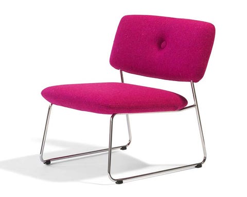 Product, Red, Magenta, Furniture, Comfort, Chair, Maroon, Material property, Velvet, Armrest, 