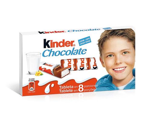 Tooth, Brown hair, Advertising, Laugh, Box, Child model, Convenience food, Confectionery, Label, Chocolate, 