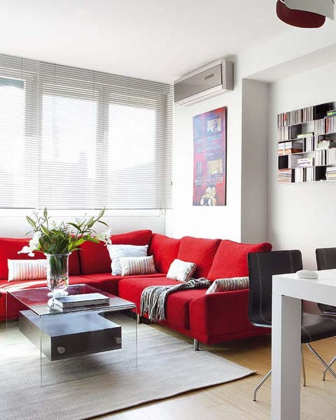 Interior design, Room, Floor, Living room, Furniture, Wall, Table, Couch, Flooring, Home, 