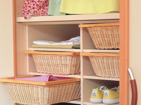 Cestas extraíbles para armario, cesta de almacenamiento para armario,  adecuada para clasificar ropa y almacenamiento y secar al aire de  utensilios de