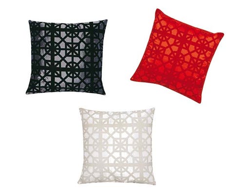 Product, Cushion, Textile, White, Pillow, Throw pillow, Pattern, Carmine, Home accessories, Linens, 