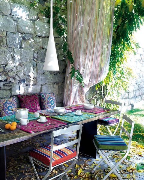 Table, Purple, Outdoor furniture, Cart, Outdoor table, Folding chair, Feather, Lamp, Home accessories, Coffee table, 
