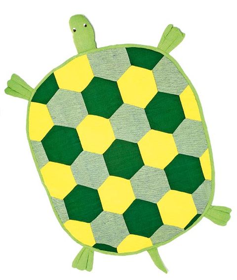 Green, Yellow, Turtle, Pattern, Tortoise, Design, Toy, Circle, Natural material, Sea turtle, 