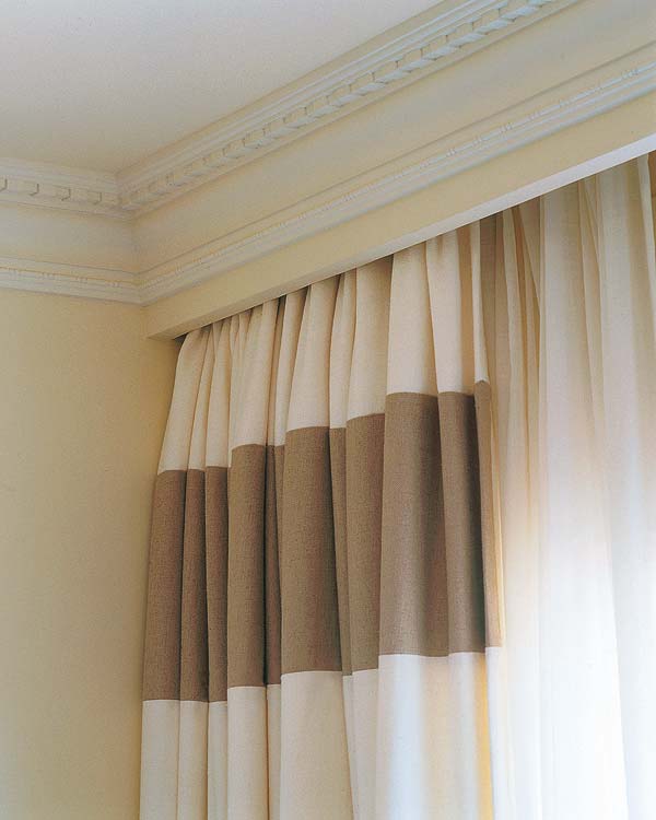 cortinas ocultas en molduras