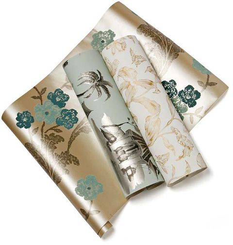 Teal, Turquoise, Aqua, Paper product, Paper, Floral design, 