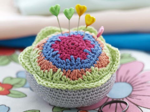 Textile, Pink, Pattern, Crochet, Petal, Magenta, Creative arts, Craft, Woolen, Knitting, 