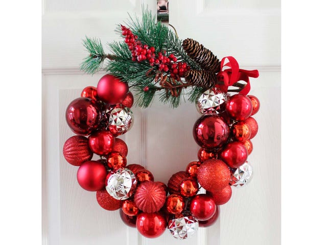 Christmas decoration, Red, Christmas ornament, Holiday ornament, Wreath, Carmine, Christmas, Ornament, Holiday, Sphere, 