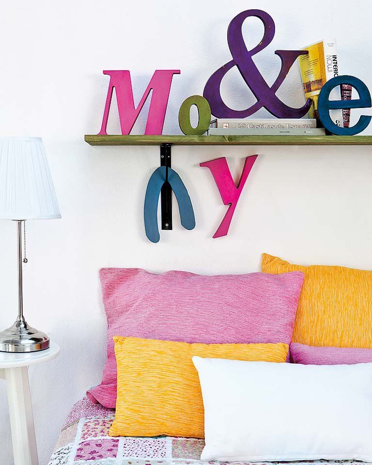 Crea tus propias plantillas de letras para decorar tus paredes