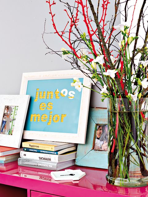 Flowerpot, Branch, Twig, Publication, Teal, Turquoise, Book, Shelving, Interior design, Creative arts, 