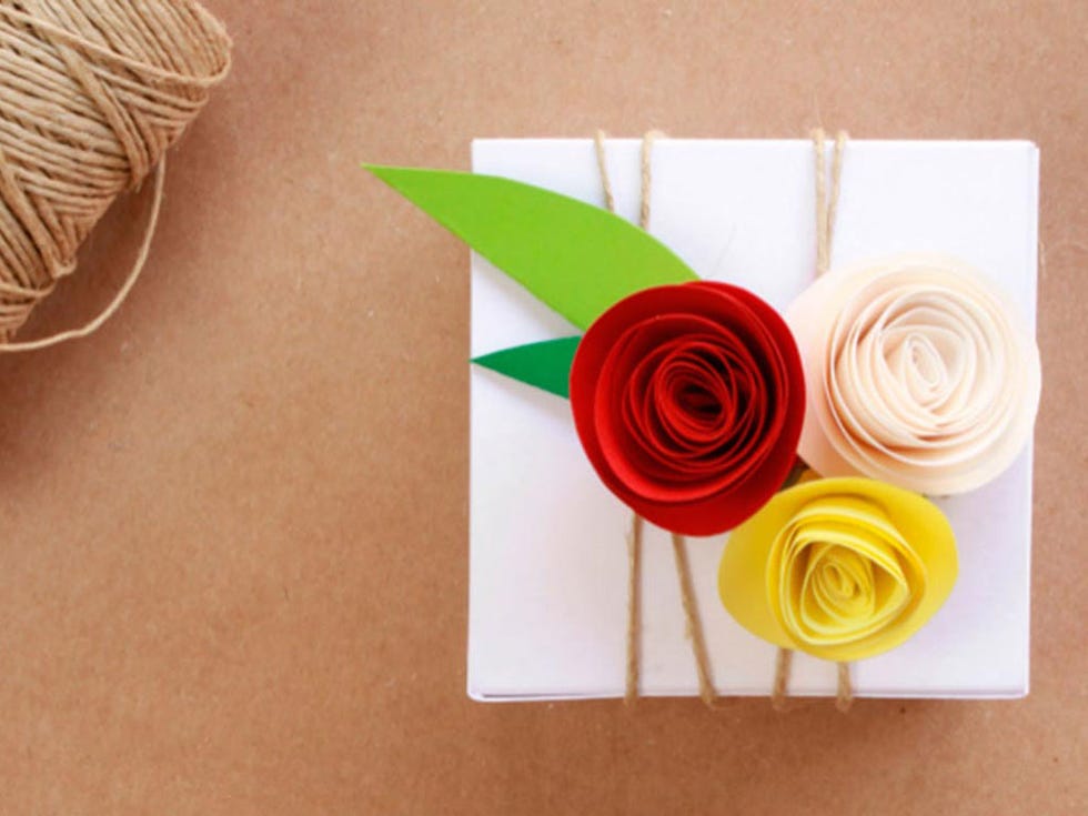 rosas de papel