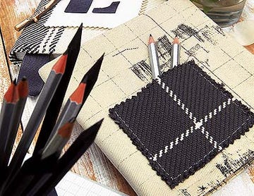 agenda diy forrada con tela