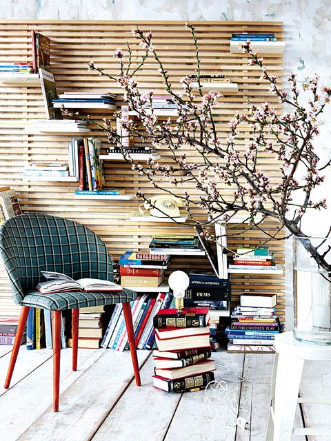 Wood, Branch, Interior design, Furniture, Publication, Twig, Wall, Hardwood, Shelving, Shelf, 