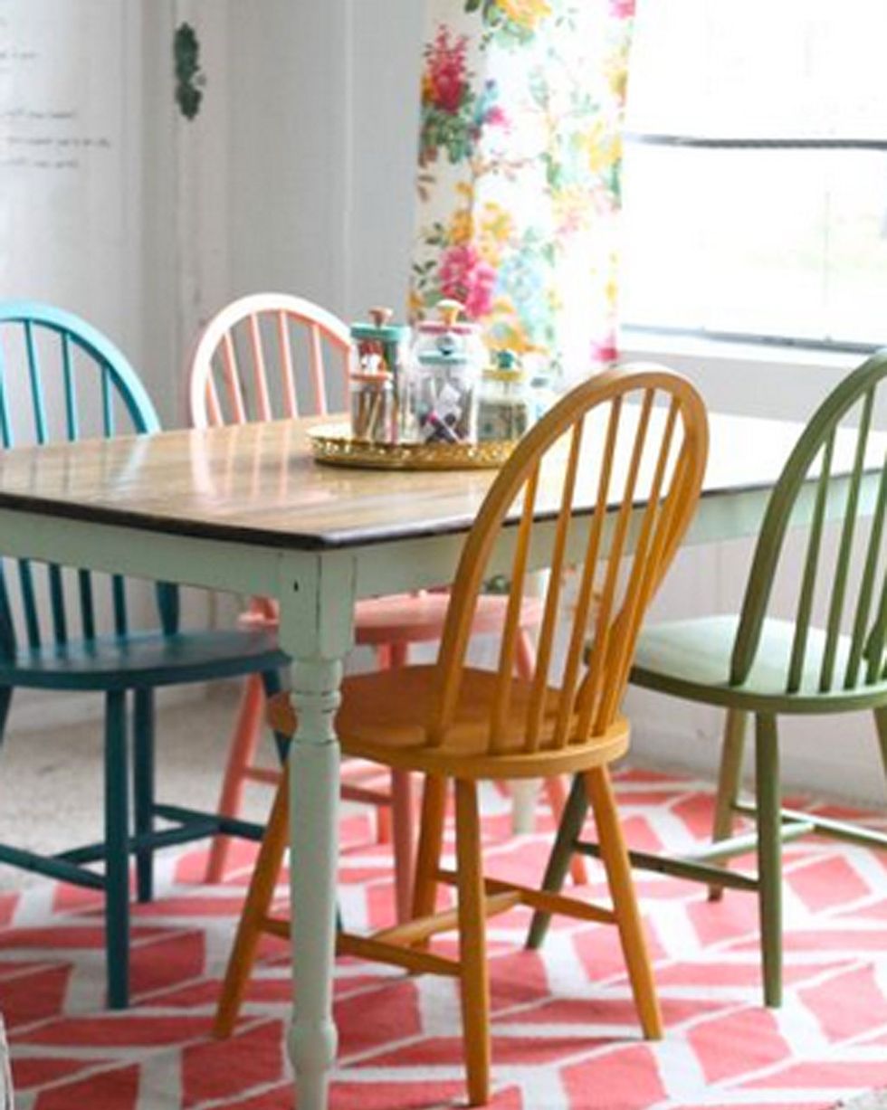 Cómo pintar una silla con pinturas a la tiza en 6 pasos fáciles · Painting  a chair with chalk paint in 6 steps - Vintage & Chic. Pequeñas historias de  decoración