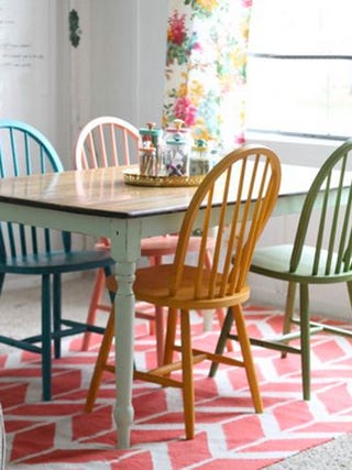 Muebles que se transforman con pintura a la tiza