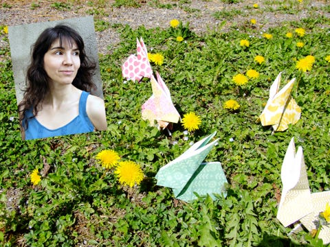 Human, Yellow, Petal, Leaf, Flower, People in nature, Bangs, Groundcover, Wildflower, Craft, 