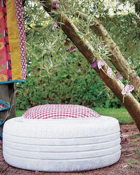 Trunk, Circle, Synthetic rubber, Swing, Home accessories, 