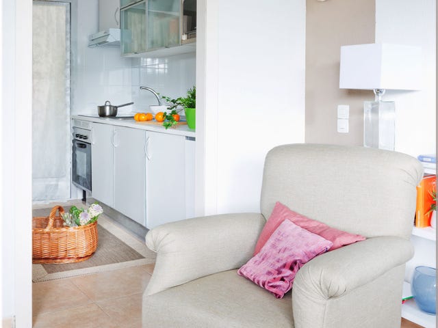 piso pequeño con cocina abierta