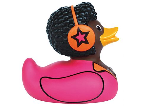 Toy, Orange, Ducks, geese and swans, Beak, Bird, Waterfowl, Water bird, Peach, Animal figure, Clip art, 