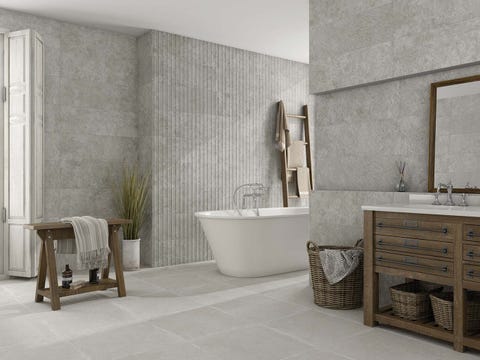 Tile, Room, Floor, Bathroom, Property, Interior design, Wall, Ceramic, Flooring, Furniture, 