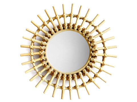 Mirror, Metal, Fashion accessory, Circle, Jewellery, 