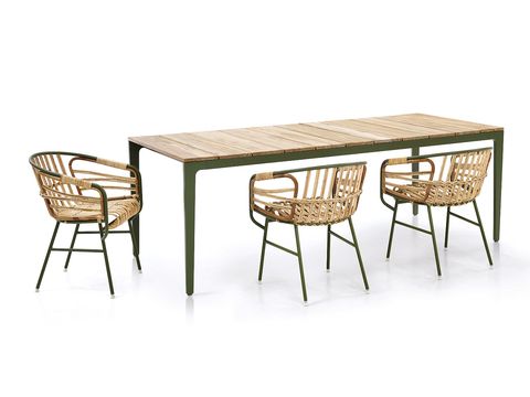 Table, Furniture, Line, Rectangle, Outdoor table, Outdoor furniture, Hardwood, Coffee table, Design, Wood stain, 
