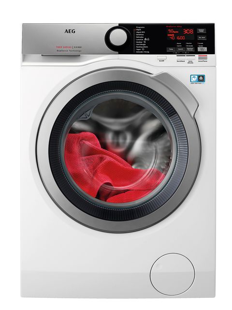Washing machine, Major appliance, Clothes dryer, Home appliance, Red, Washing, Laundry, Small appliance, 