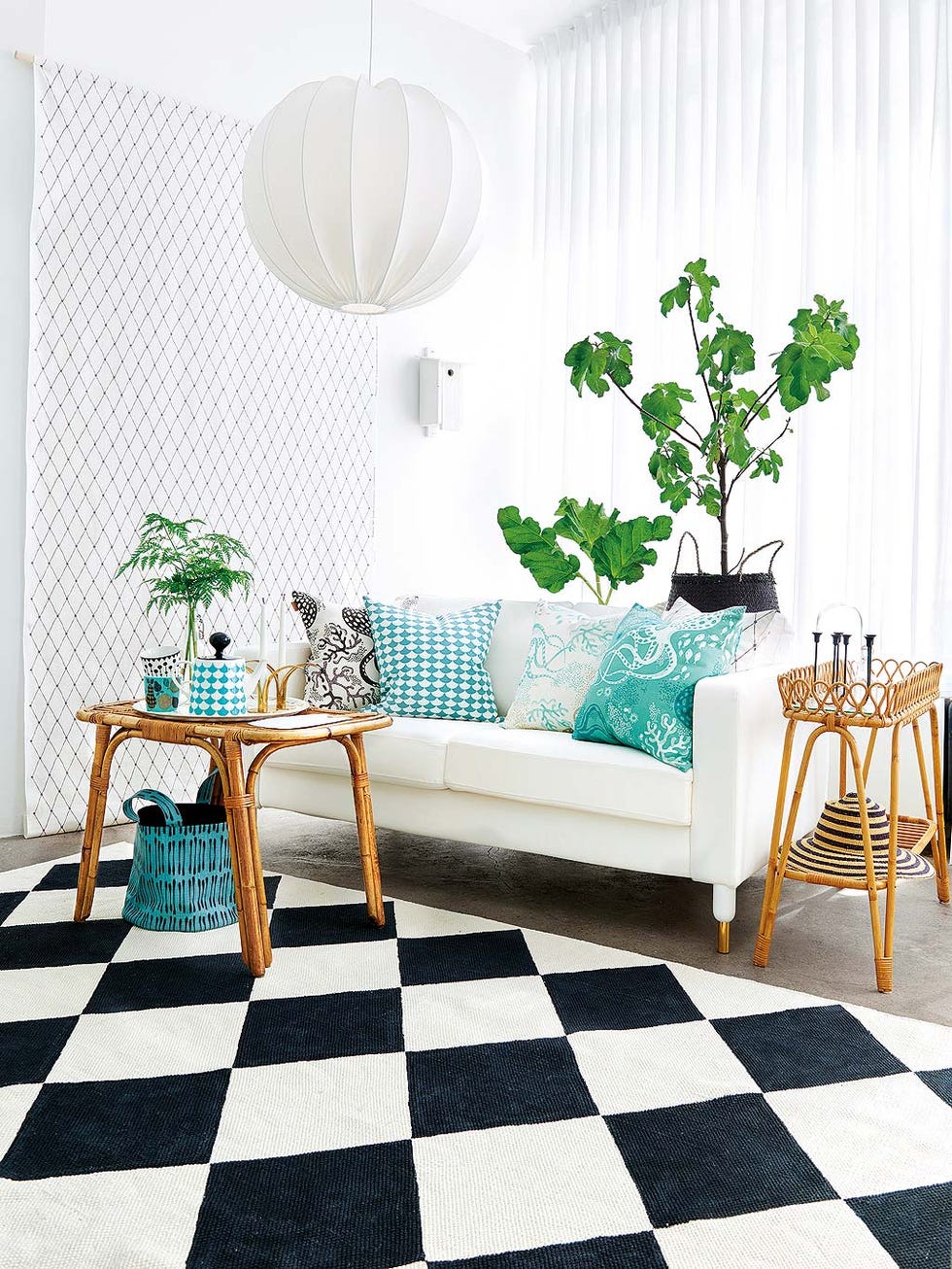Green, Interior design, Room, Branch, Floor, Flooring, Furniture, Wall, Home, Teal, 