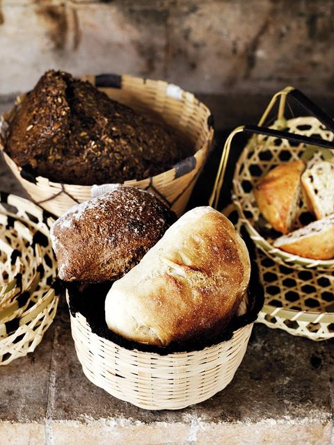 Food, Ingredient, Bread, Cuisine, Basket, Snack, Baked goods, Staple food, Storage basket, Produce, 