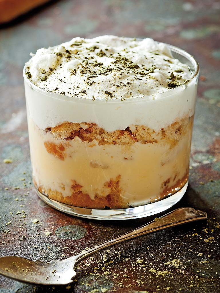 tiramisú de té matcha