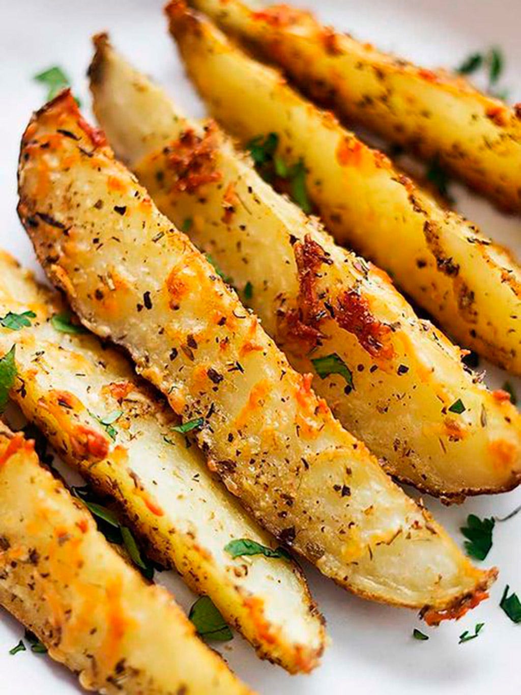 bastones de patata al horno crujientes