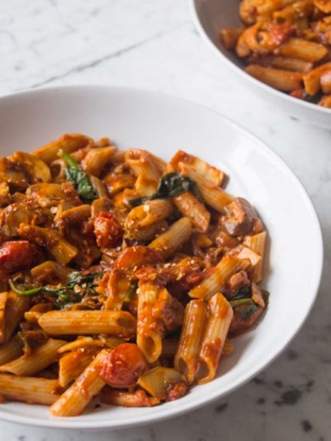 Pasta, Food, Cuisine, Penne, Dish, Recipe, Ingredient, Mostaccioli, Staple food, Produce, 