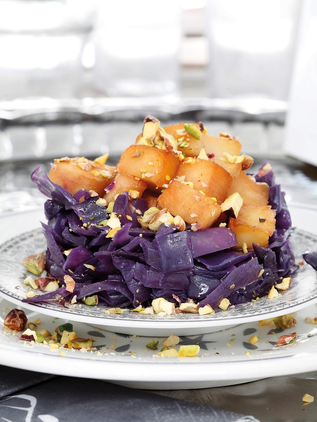 lombarda con manzana