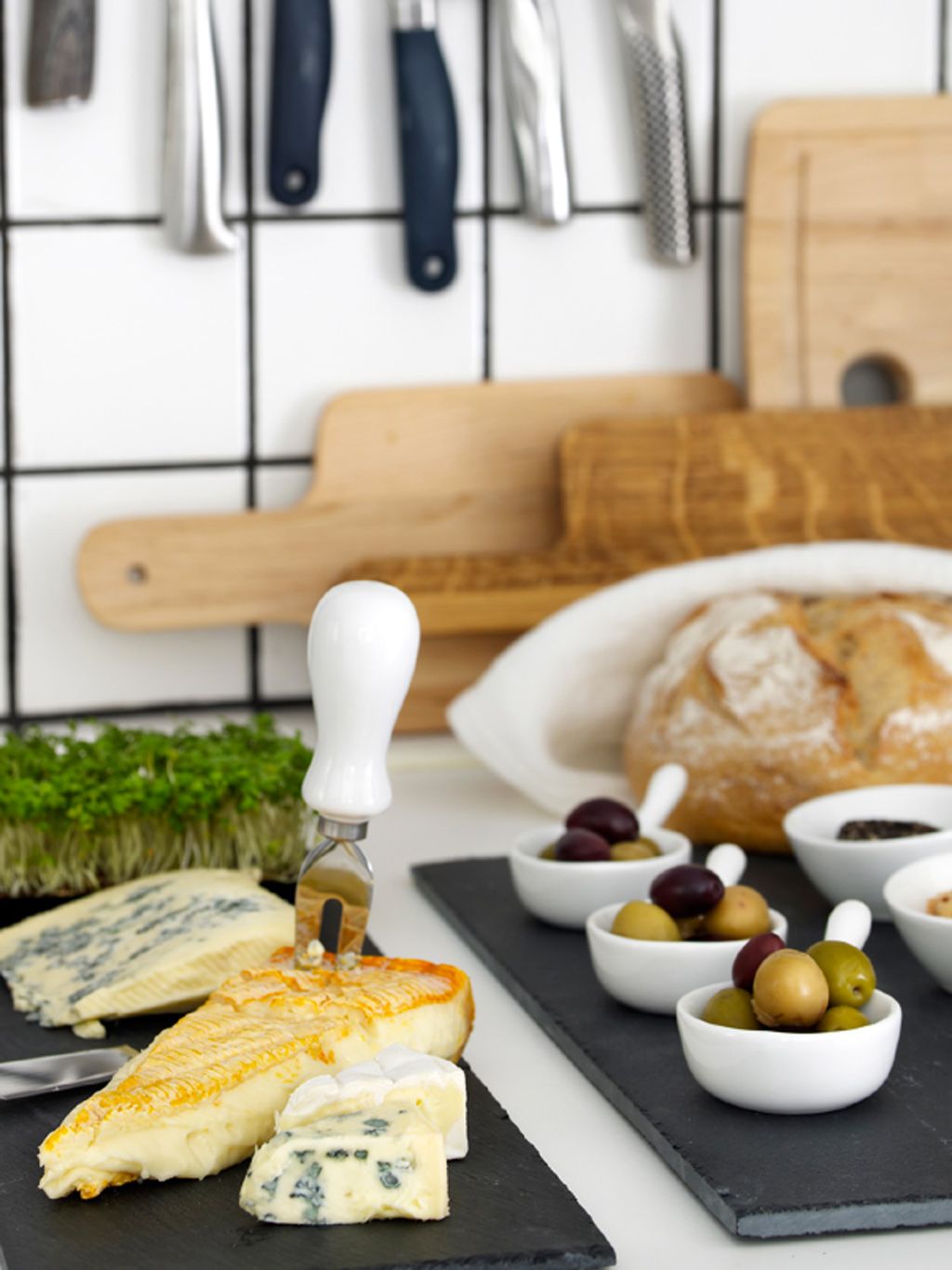 Aperitivos: Tablas de quesos y de aceitunas