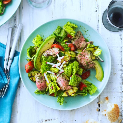 Dish, Food, Cuisine, Garden salad, Salad, Ingredient, Vegetable, Meat, Fattoush, Cruciferous vegetables, 