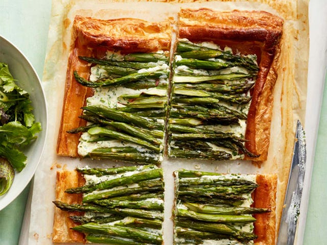 tarta de espárragos