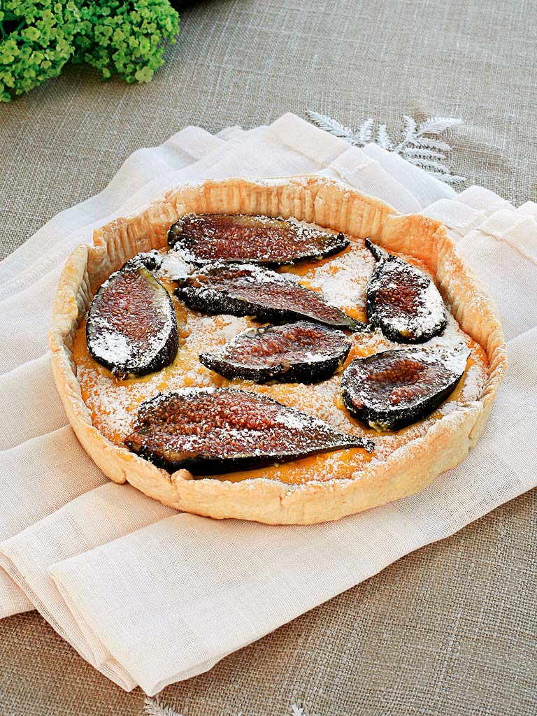 tarta de higos con hojaldre