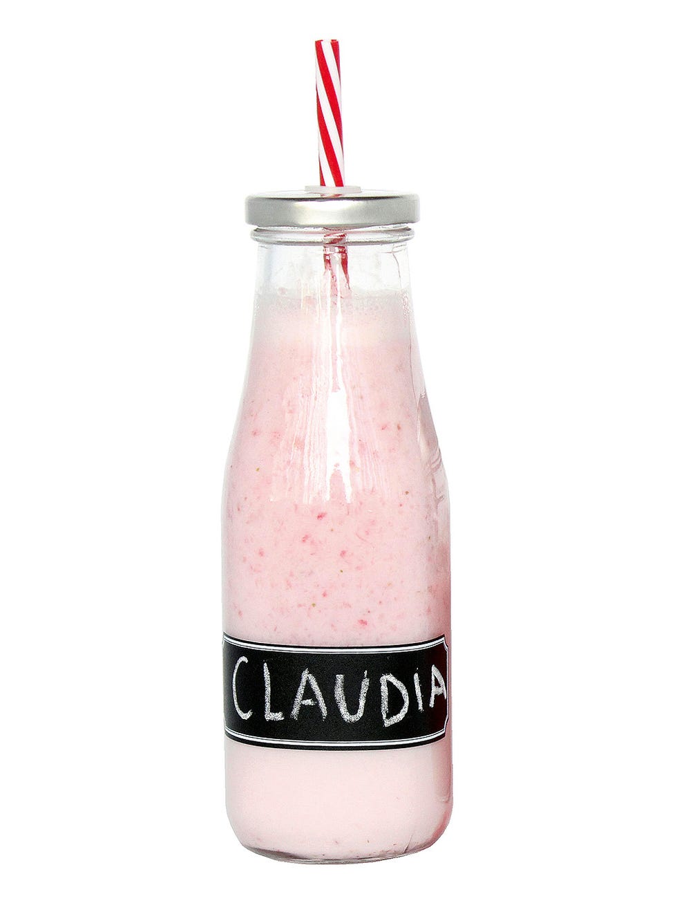 Bottle, Pink, Peach, Drinkware, Food storage containers, Ingredient, Lid, Mason jar, Chemical compound, Dairy, 