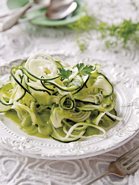calabacín con aguacate