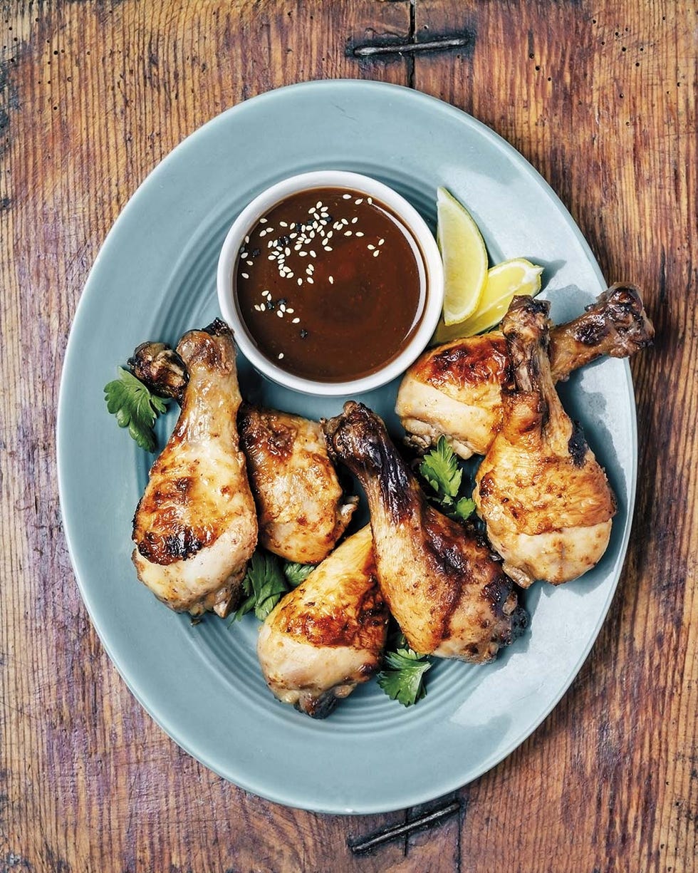 Muslitos de pollo con salsa barbacoa Muslitos de pollo con salsa barbacoa