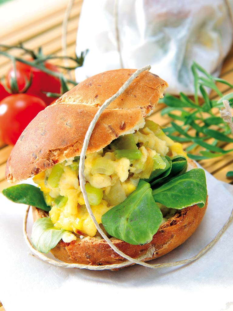 bocadillo de revuelto