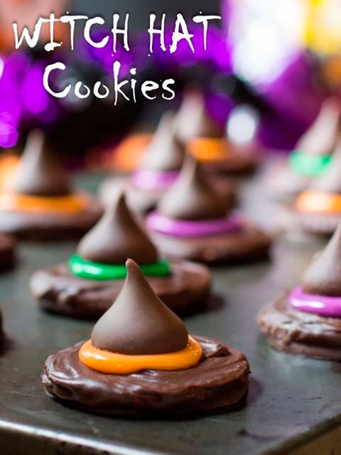 galletas sombreros de bruja