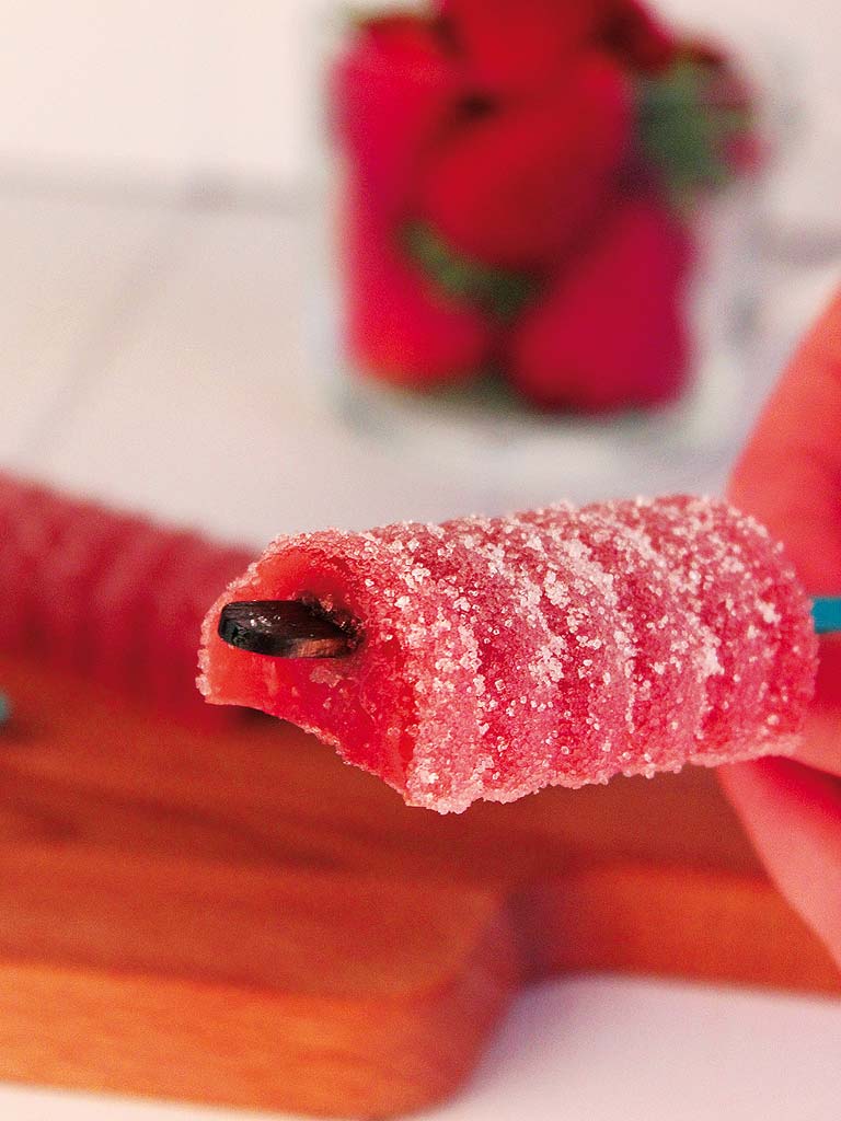 gominolas caseras de fresas