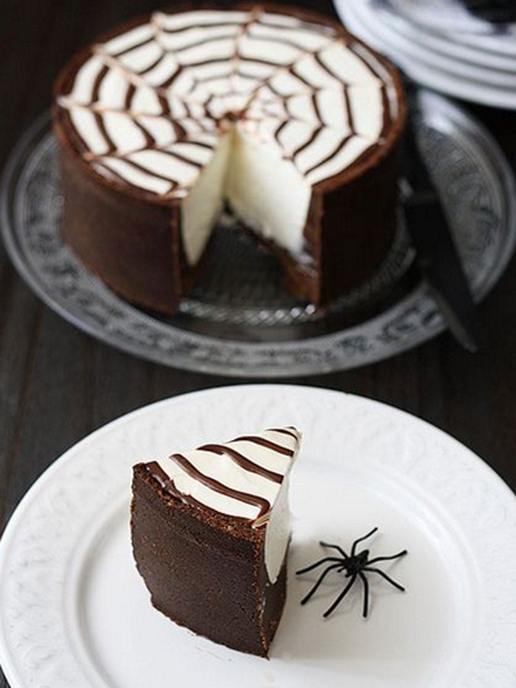 halloween receta tarta tela de araña