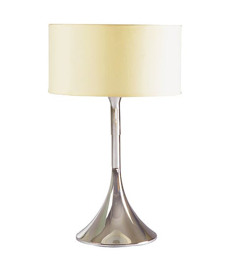 Lamp, Lighting accessory, Lampshade, Beige, Metal, Home accessories, Light fixture, Silver, Natural material, Kitchen utensil, 