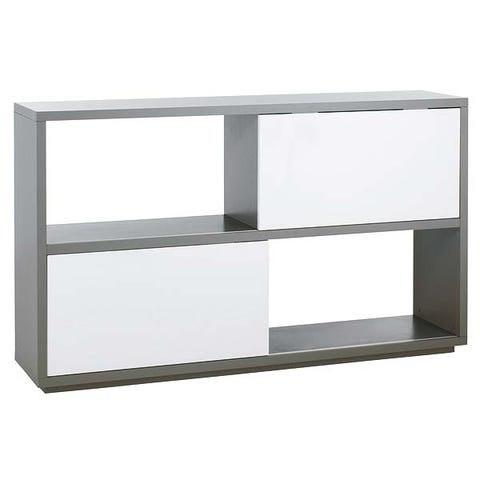Rectangle, Grey, Transparent material, Silver, Shelving, Display case, Natural material, Square, 